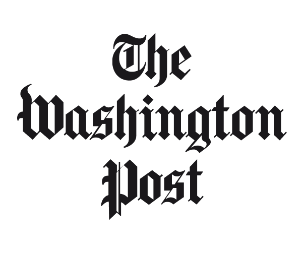 Logo of The Washington Post newspaper in blackletter typeface.